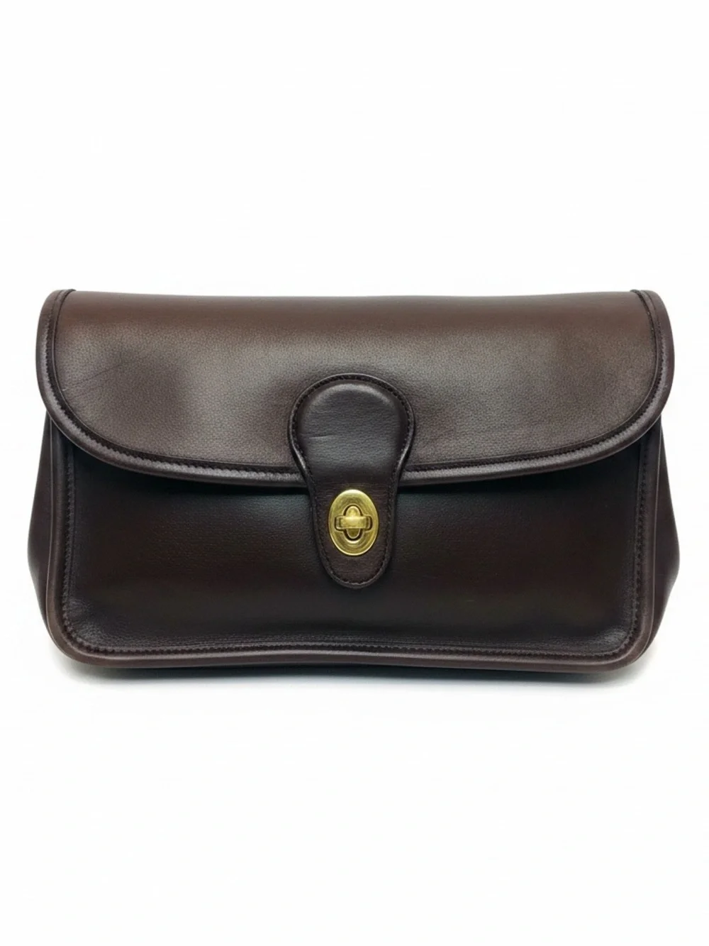 Authentic vintage Coach Turnlock Clutch (Style #9971) originally Men’s clutch.